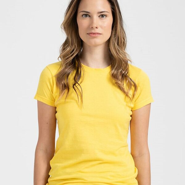 Women's Slim Fit Fine Jersey T-Shirt Thumbnail